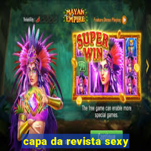 capa da revista sexy